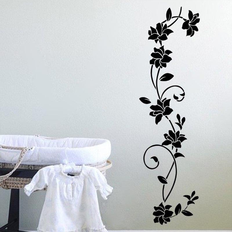 

New Simple Combination Floral Vine Wall Stickers Bathroom Stickers Self-adhesive Waterproof Home Decoration Stickers