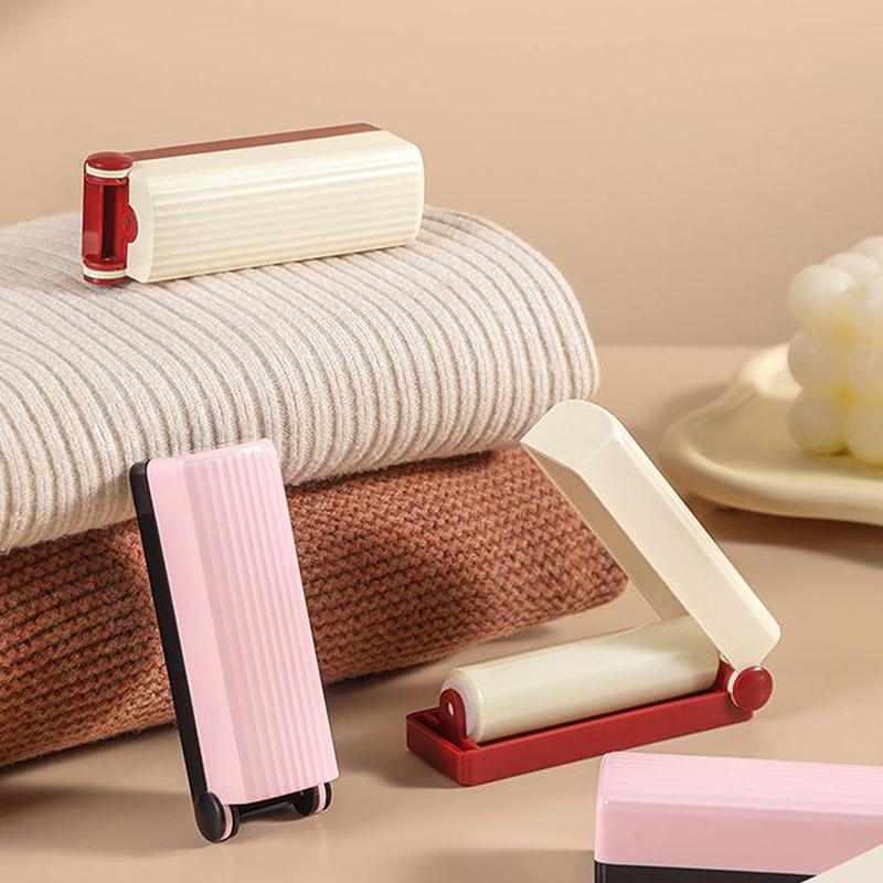 Time-Saver Foldable Reusable Washable Lint Roller Strong Adhesive Hair Sticking Machine For Clothes Pets Furniture Cleaning