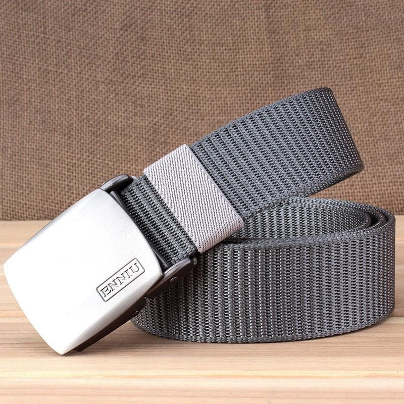 

TUSHI Outdoor Equipment Belt Thickened Canvas Nylon Field Waist Adjustable 120cm темно-серого