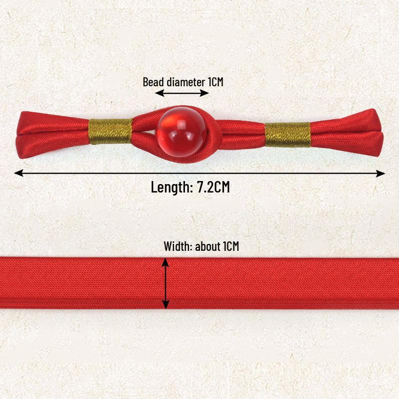 Nasture Hanfu Cheongsam din Jad Hengmeihe - Accesoriu decorativ în stil etnic