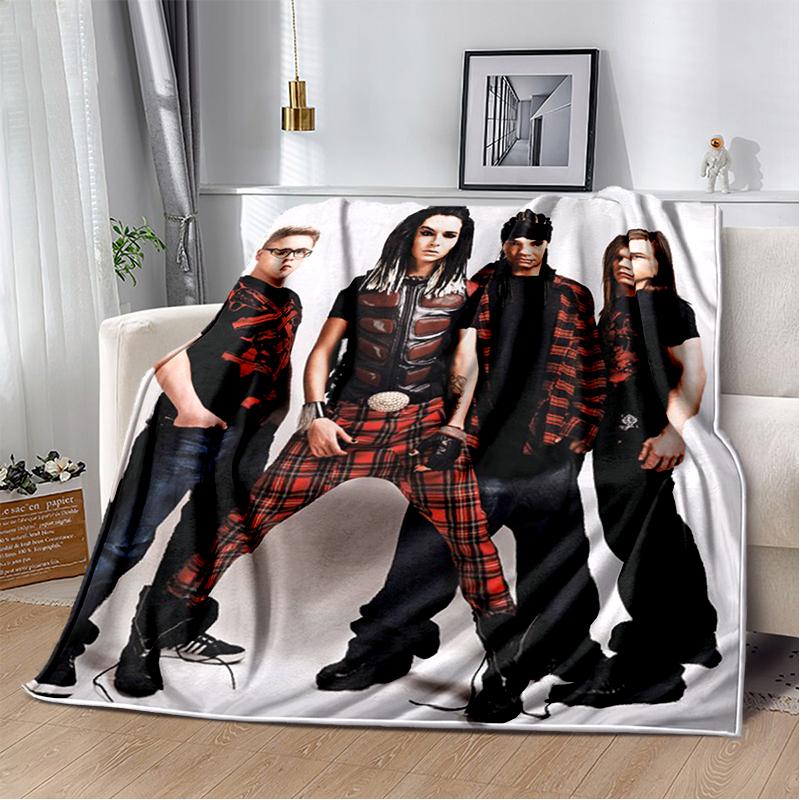 29 Styl Nový Tokio Hotel Rocková Kapela Tom Bill Kaulitz Deku, Měkká Přehozová Deku pro Domov Ložnici Postel Pohovka Kryt Dětský Dárek Kryt
