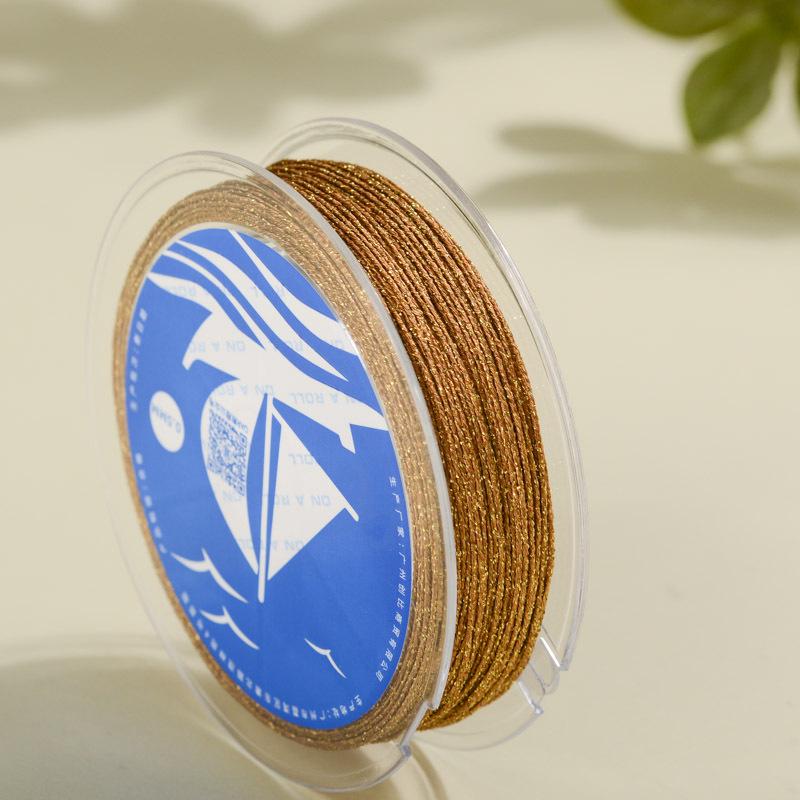 Gold/Silver Thread DIY Hand-Woven Braided Rope Bracelet Kit