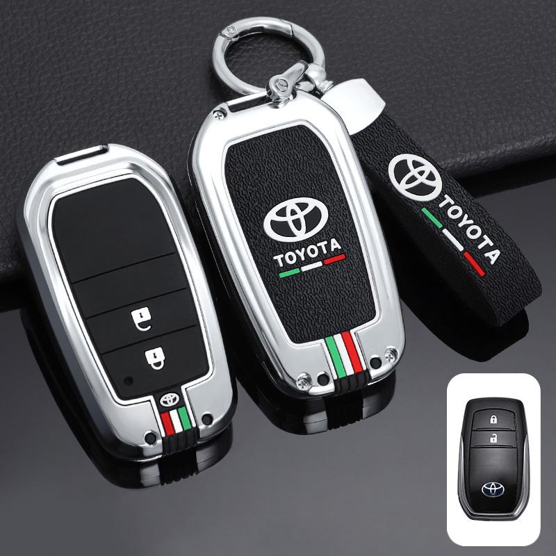 Car Remote Key Cover Case Shell For Toyota RAV4 Highland Coralla Hilux Fortuner Land Cruiser Camry Crown Keychain Accessories