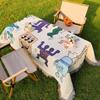 Messy Graffiti Jacquard Bed Blankets ,Outdoor Picnic Mat,Camping ,Throw Bedspread,Woven Tablecloth,Hanging Tapestry,Home Decor