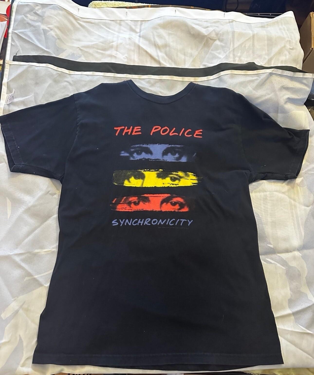 Rare! The Police Synchronicity Shirt Unisex Concert S to 5XL CM522 XXXXL