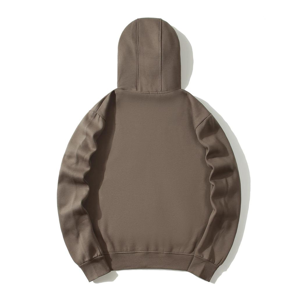 Autumn/Winter Unisex Casual Couple Sweatshirt Cardigan with Glasses Lens and Hood