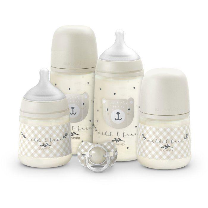 Neugeborenen-Set - SUAVINEX - Night&Tag Wild&Kostenlos - 0 bis 6 Monate - Beige beige
