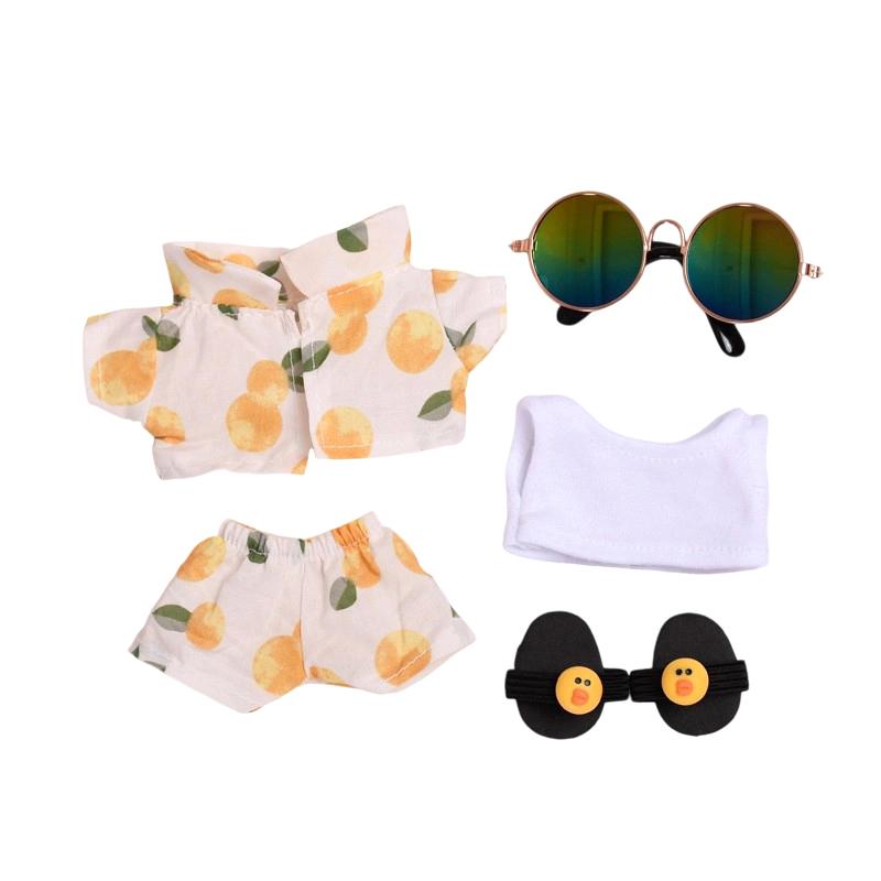 

Одежда для кукол Лабубу Аксессуары Стильный Каваий Набор нарядов Подходит для куклы Лабубу 15 см 17 см Набор одежды для куклы Замена