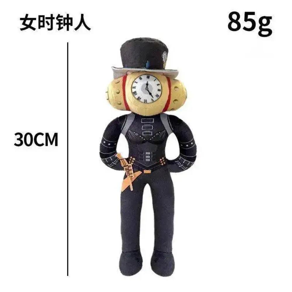 Skibidi Toilet Titani TV Man Speakerman Cameraman Peluche Titani Drill Man Clock Speaker Man Camera Man Peluche Giocattolo Morbido