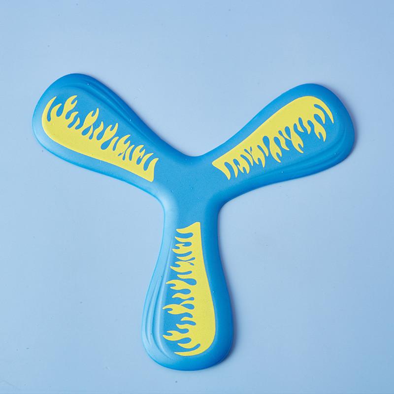Children's Eva Soft Material Safe Hand Throwing Tri-blade Boomerang Park Outdoor Toy Flying Disc