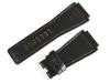 [Import King Original] Pièces de Montre - Compatible avec Bell & Ross BR01, BR03 - Bracelet en Cuir Véritable - Aftermarket Vintage Noir 24mm