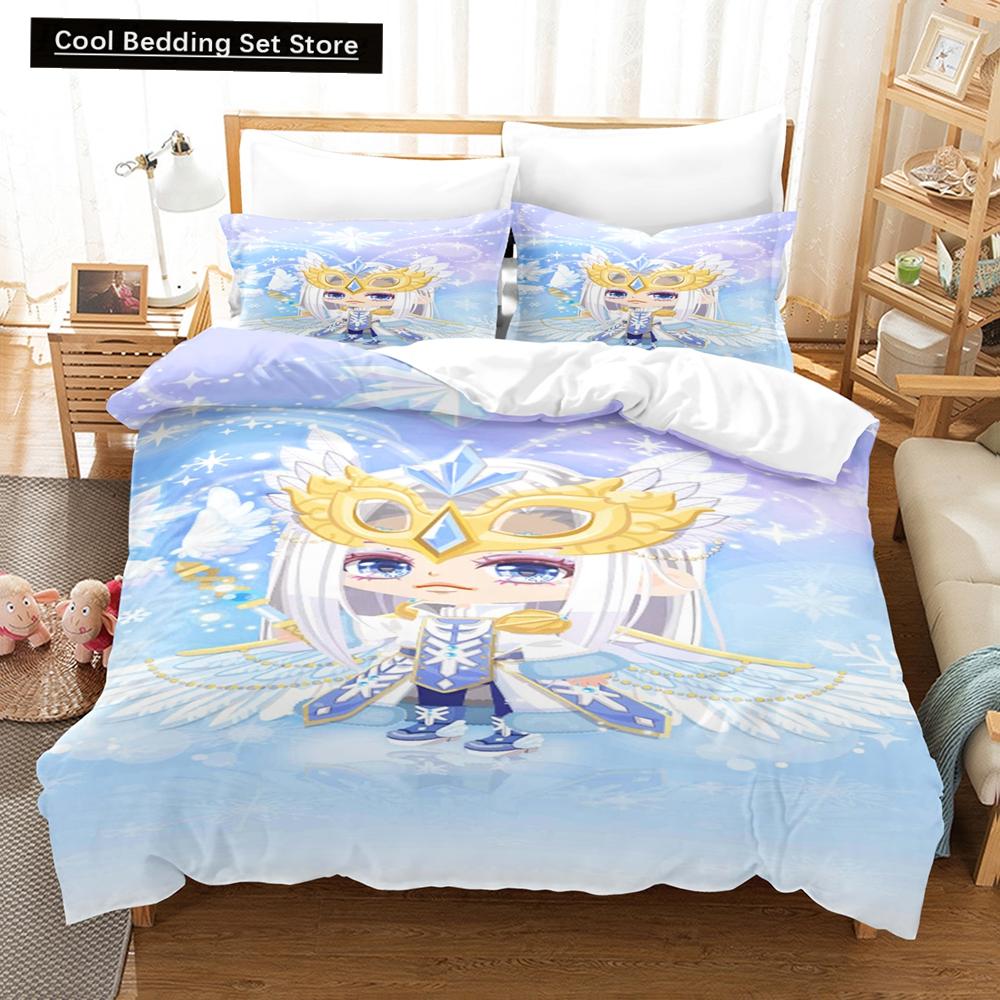3D Anime The Gacha Girl Bedding Sets Duvet Cover Set With Pillowcase Twin Full Queen King Bedclothes Bed Linen For Home Textiles
