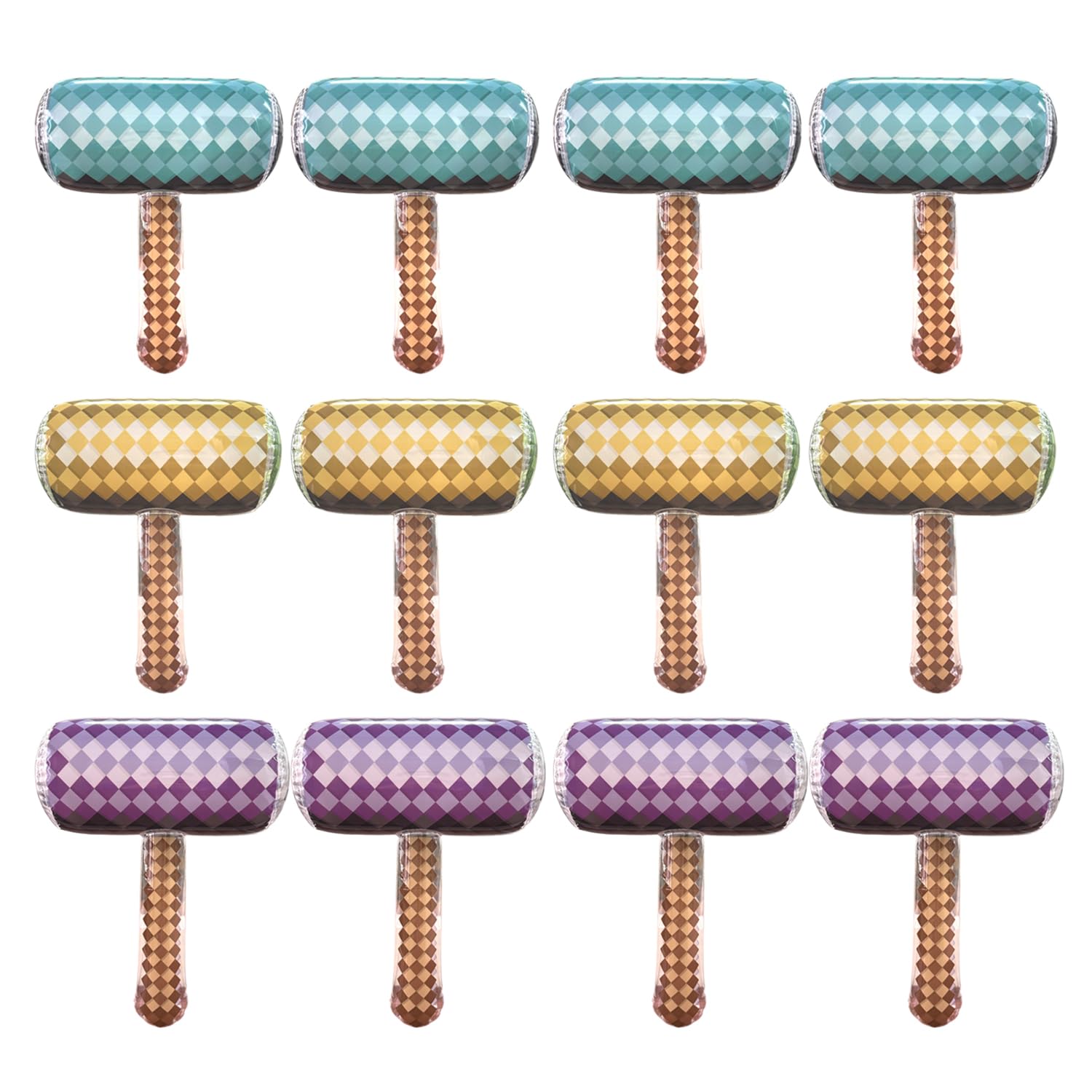 

Tatsuya Hammer Inflatable 12 pieces colors x 4 Toy Hero s M Hammers, (3 packs) [Festival/Event/Kids Party/Street Stall/Fair] Children s