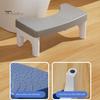 Taburete de inodoro para el hogar, superficie antideslizante, patas sólidas, taburete en cuclillas grueso, accesorio de inodoro para adultos