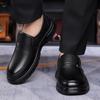 Fashion Solid Color Cow Leather Dress Shoes for Men Fashion Casual Spring Autumn British New Designer Loafers Shoes Man