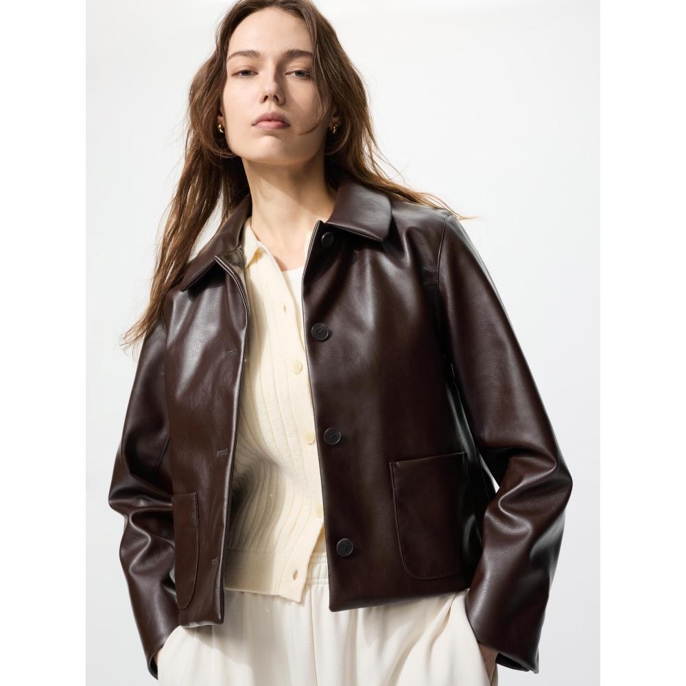 Uniqlo Jachetă Scurtă Acoperită