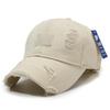 Distressed Baseball Cap Women Unisex Trendy Embroidered Letter Sun Visor Dad Hat