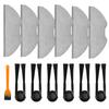 Mop Cloth and Side Brush Kit for Xiaomi Robot Vacuum H40 OV51 Compatible Includes 6 Side Brushes 6 Mop Pads and Cleaning Brush