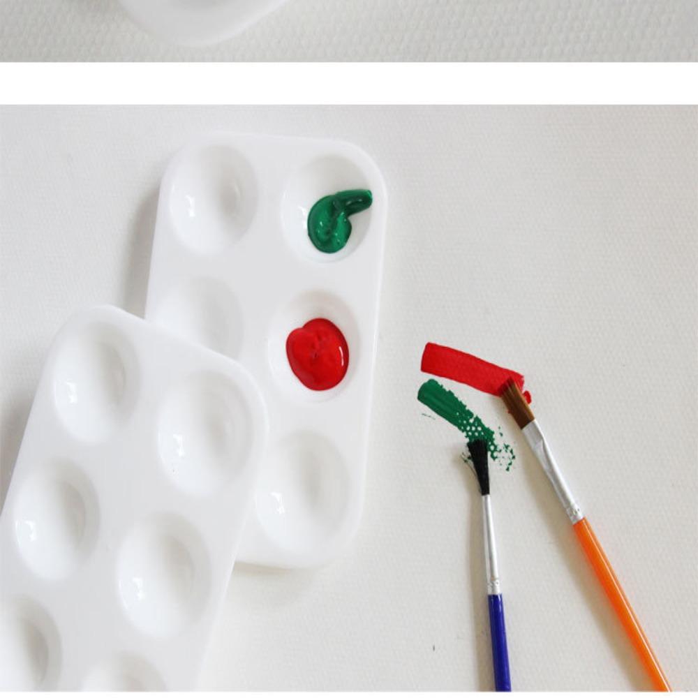 5Pcs 6 Hole Paint Tray Thickening Pigment Tray New Watercolor Palette  Painting