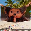 Cartoon M-Monchhichi-S Towel Beach Bath Quick-Drying Lightweight Portable Sauna Camping Swim Pool Travel