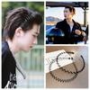 Men's Hairband Men's Hairpin Sports Headband Men's Wave Black Face Wash Headband Women's Hairpin Short Hair Headdress