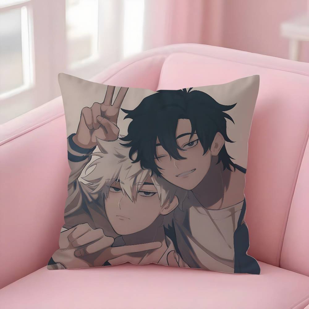 Аниме L-Link ClickS Наволочка Мягкая Плюшевая Ткань Двусторонний Принт Декоративная для Дома Гостиной Подарок Наволочка 30cm x 30cm