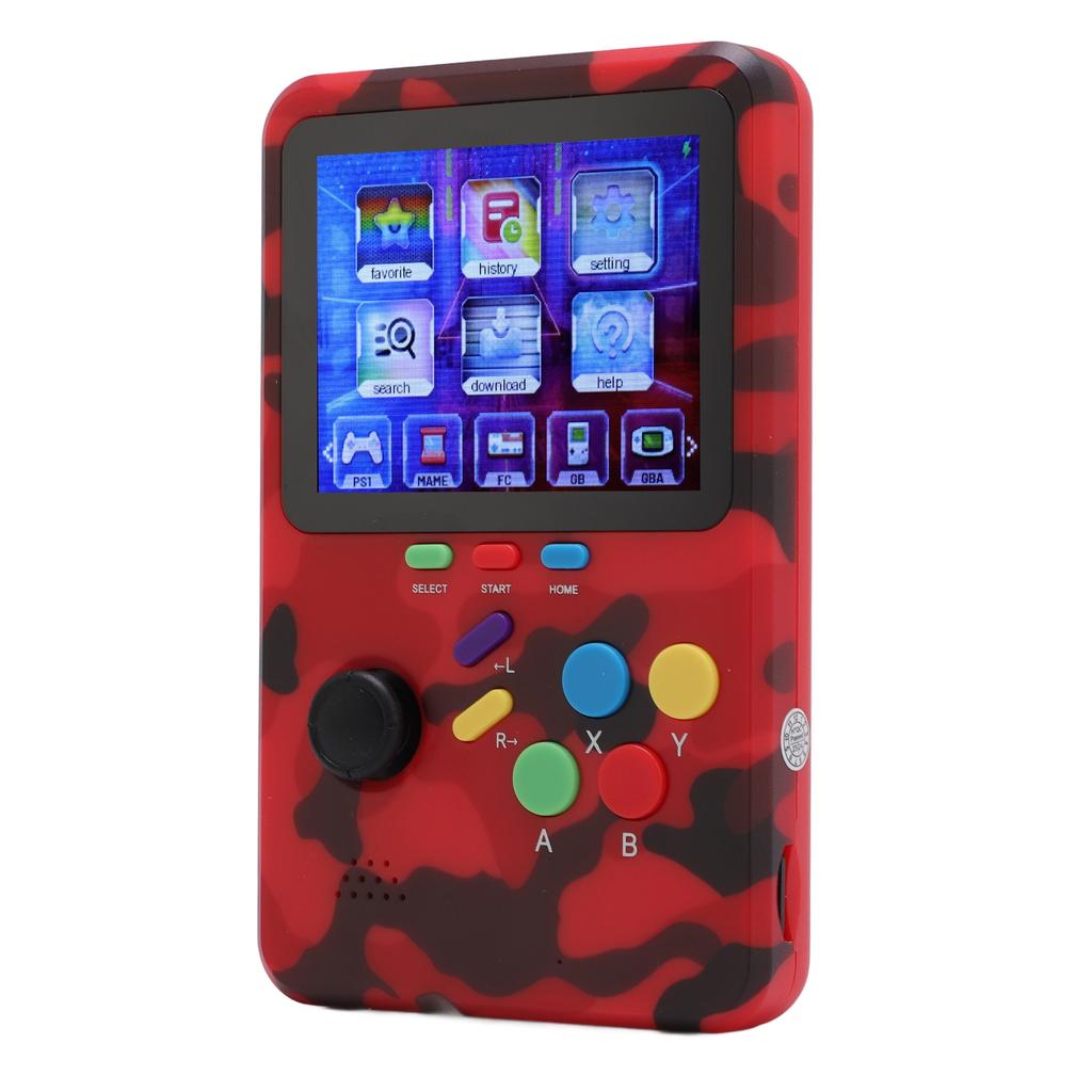 Handheld Game Console 2.8 Inch Screen 480x320 Open Source Game Player 1500mAh Battery Support 10 Emu