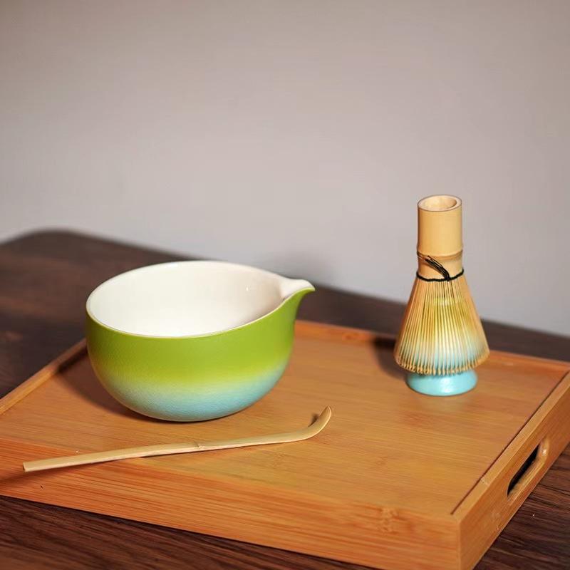 Matcha Bowl With Mouth Ceramic Japanese Matcha Tool Set Direct Sales None