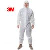 3M 4515 White Hooded Dustproof Coverall Suit for Chemical Lab and Spray Paint Protection