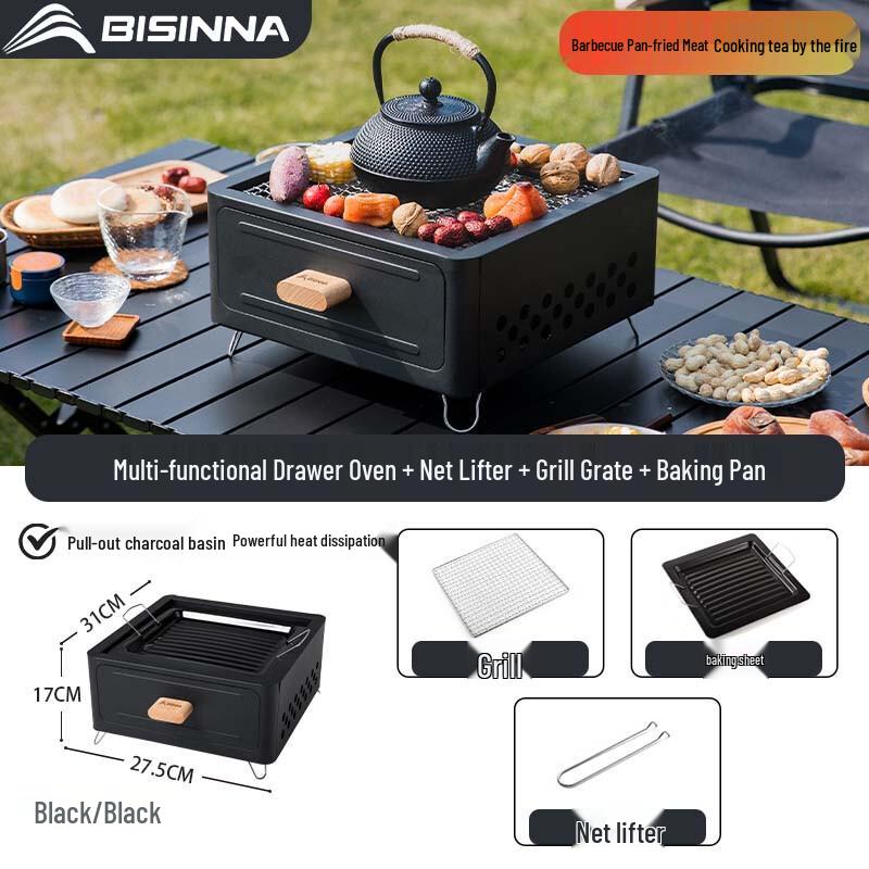 Beishanlang Outdoor BBQ Grill and Tea Stove Set