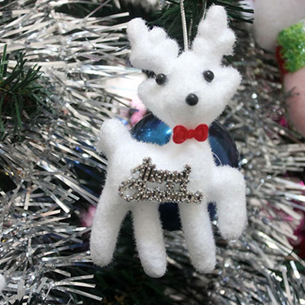 Pack of 2 Christmas Pendant New Year Holiday Hanging Xmas Tree Fireplace Dining Bar Hotel Farmhouse Decoration Ornament