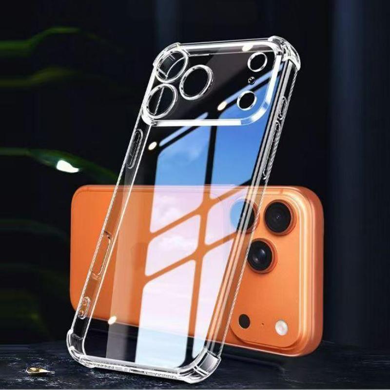 Ultra Thin Transparent Phone Case For For Iphone 17 Pro Max Soft TPU Cases For For Iphone17 Pro Max 17Pro Shockproof Clear Back Cover iPhone17 Pro Max