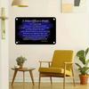 Metal Sign Wall Art Vintage Tin Poster Flat Officer Prayer Home Decoration 12x8 Inch