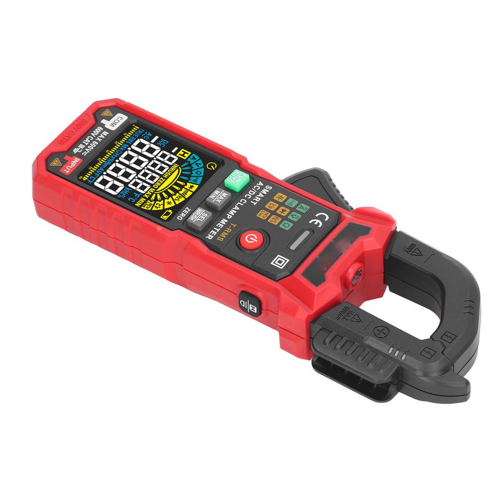 Digital Clamp Meter Multifunctional AC DC Ammeter NCV Smart Auto Ranging Multimeter for Testing