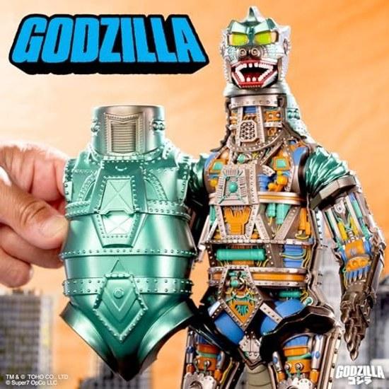 Super7 Super Cyborg Toho Mechagodzilla - 11-inch Godzilla Action Figure Classic Monster Movie Collectors Item Retro Toy
