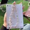 Luxus Strass Kristall Schleife Handy Kette Kristall Anhänger Handgefertigt Perlen Armband Kurz Schlüssel Tasche Anhänger