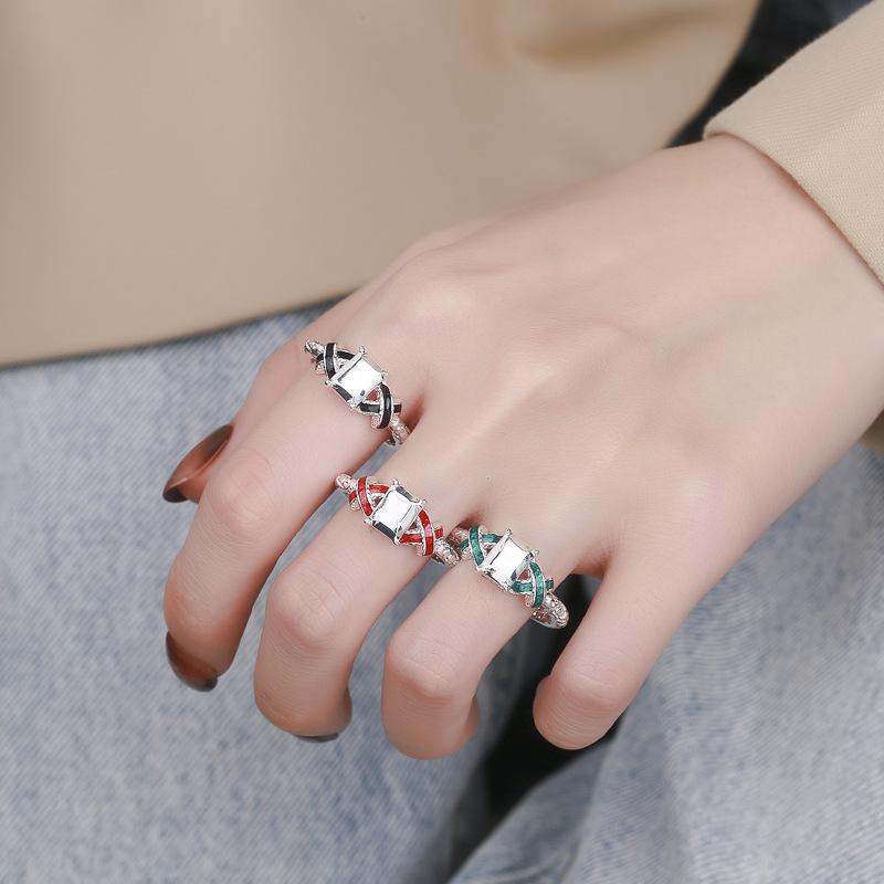 Lindon Classic Copper Alloy Ring Ladies Jewelry Wedding Promise Party Gift