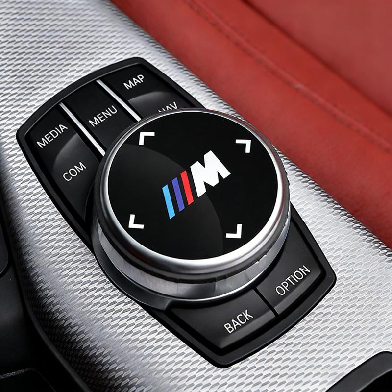 1Pcs BMW Rotation Button Sticker Central Control Button Protection Cover For BMW X3 X4 X5 X6 X7 Series I3 I4 G30 G32 G02 G05 G06 Rldf93