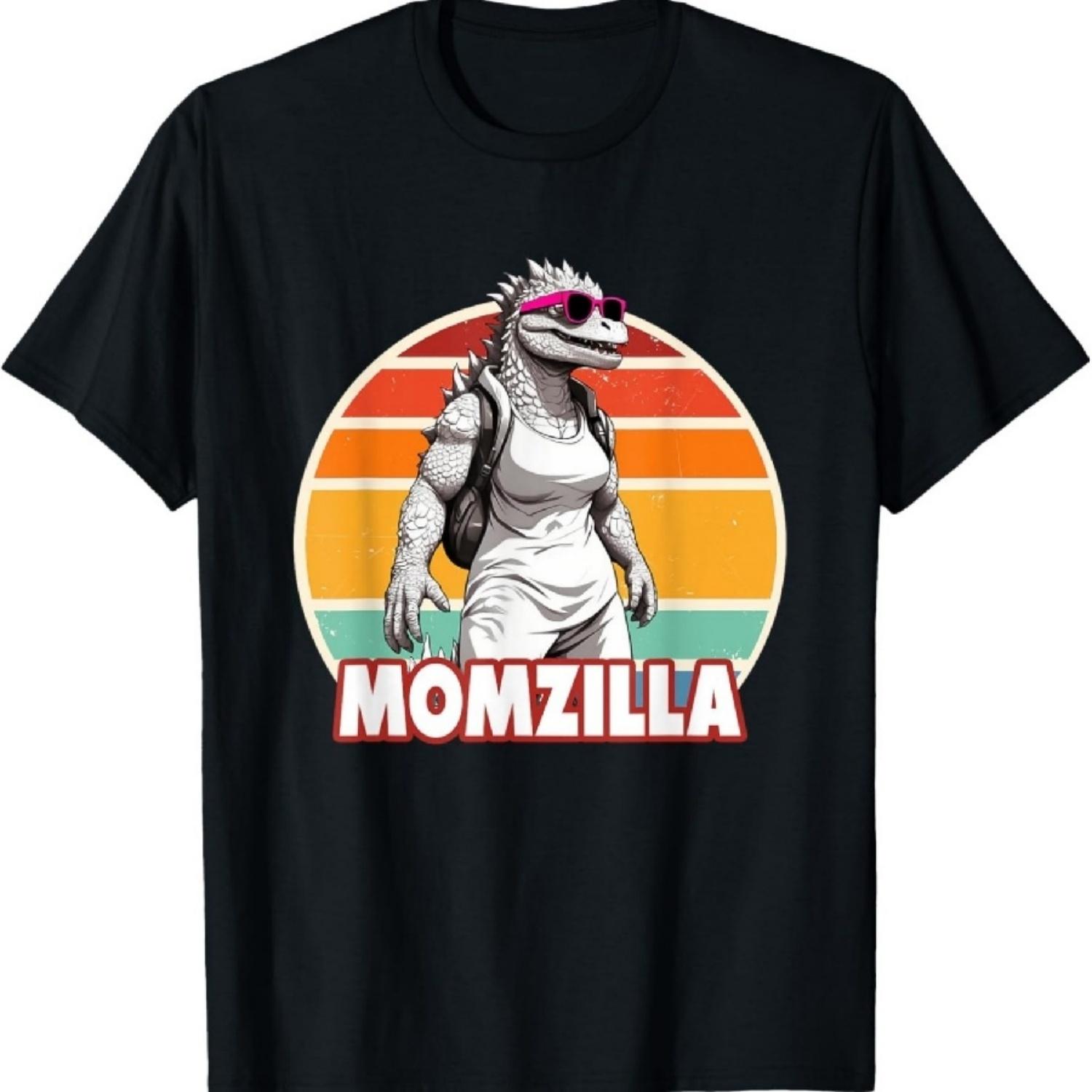 Потрясающая мама как Мамазилла Японский Монстр Кайдзю Футболка XXXXXL чёрный