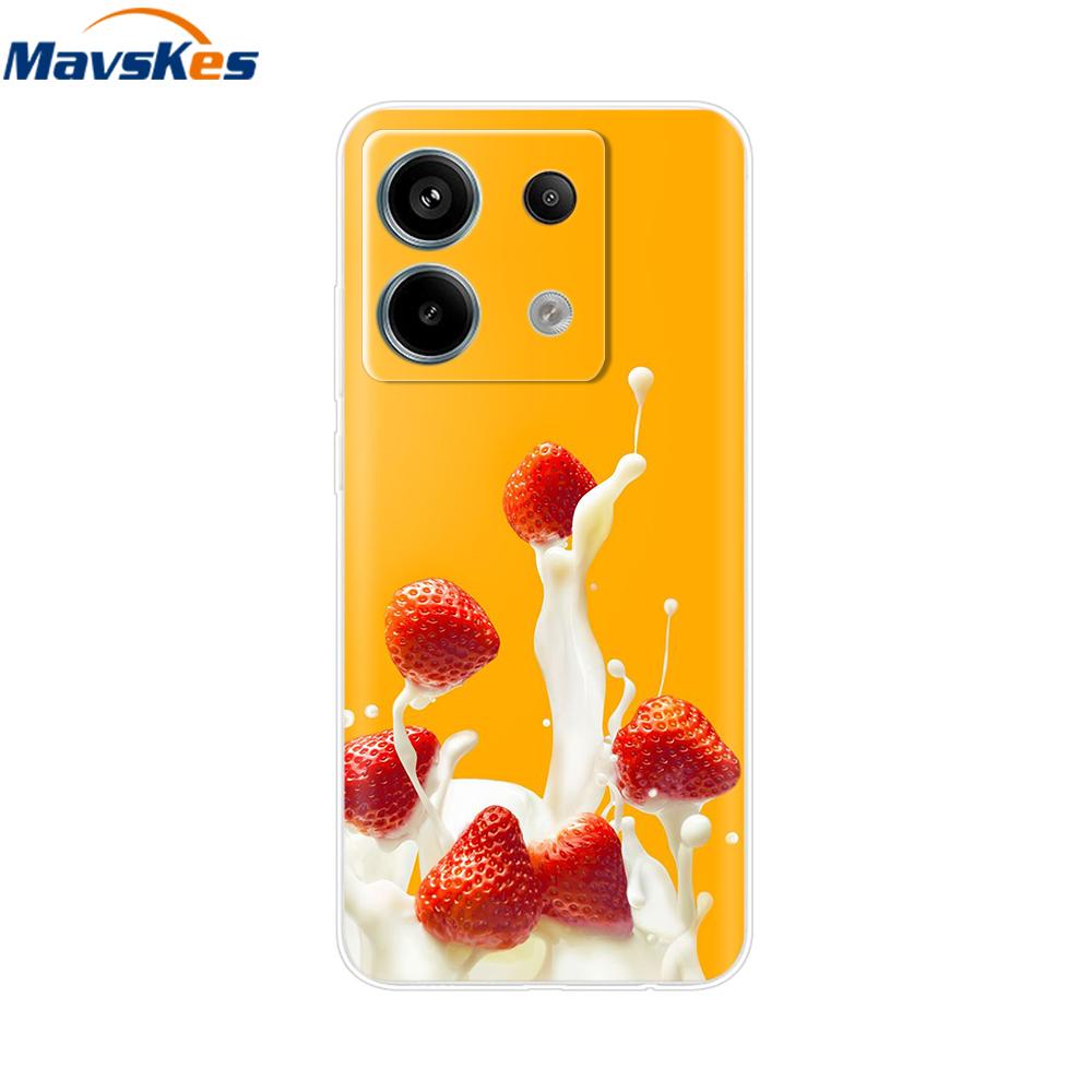 For Redmi Note 13 Pro 4G 5G Fundas Cover TPU Silicon Protective Case For Xiaomi Redmi Note13 13Pro Phone Clear Back Cover Bumper