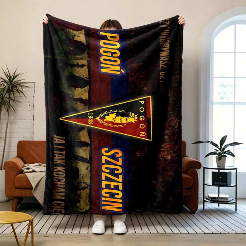 pogon szczecin Soft and comfortable flannel Suitable for sofas living rooms outdoor camping travel and also makes a great anniversary gif