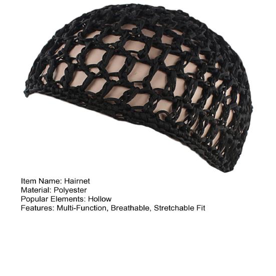 Plasă de Păr din Tricot Elastică Plasă de Păr Confortabilă și Respirabilă cu Margini Elastice Potrivire Sigură Capac de Bază pentru Perucă Soluție pentru Îngrijirea Părului