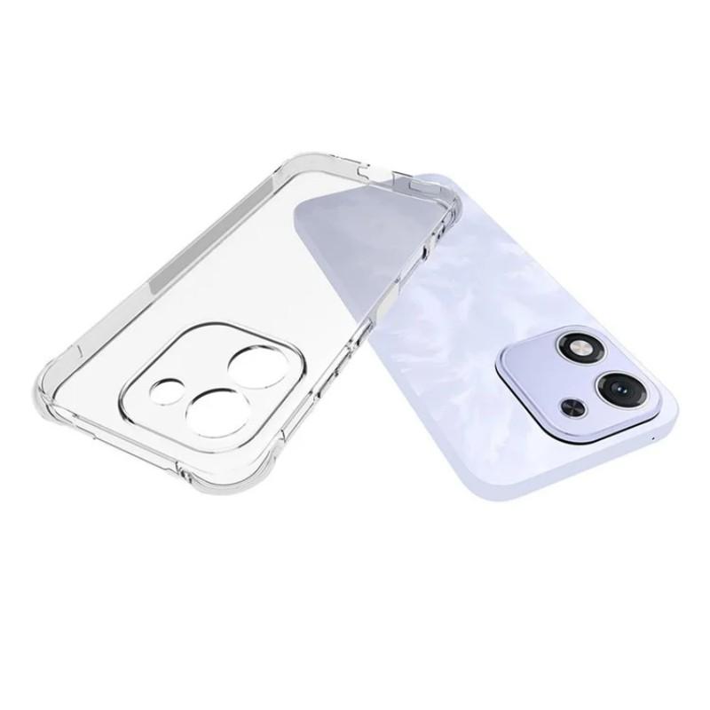 

For Honor X70i Clear TPU Case WANLONFENG TM Series 2.0mm Phone Back Cover Transparent