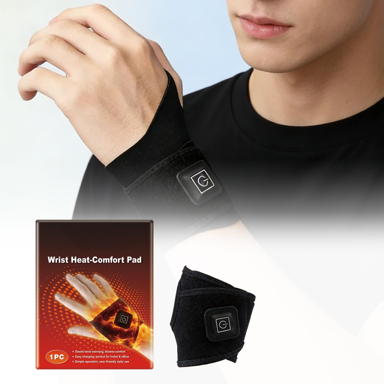 

The Heated Wrist Guard Is Skin-friendly, Breathable, Lightweight And Suitable For Hand Care Of People Who Sit For Long Periods At Home. One Size червоний