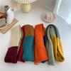 Autumn Winter Versatile Clothing Accessory Small Scarf Thin Warm Girl Student Knit Striped Scarf