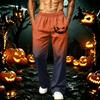Men's Loose Wide Leg Jogger Sweatpants with Pockets Printed Casual Athletic Pants