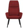 Recliner Chair Fabric Wine Red
