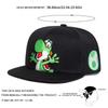 Niedliche Cartoon-Dinosaurier-Stickerei-Baseballmütze, modische Outdoor-Mütze für Männer und Frauen, flache Kappen, Punk-Hüte, Gorras
