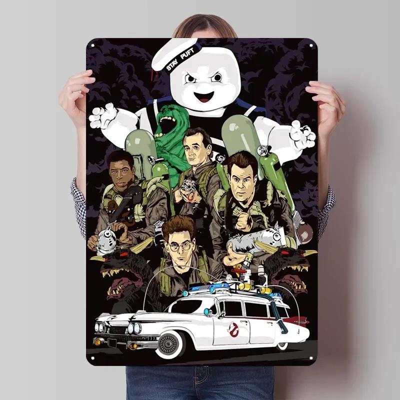 Classic Movie Metal Poster Wall Art Mural Custom Vintage Metal Tin Signs for Wall Art Decoration Man Cave Room Wall Sign Deco