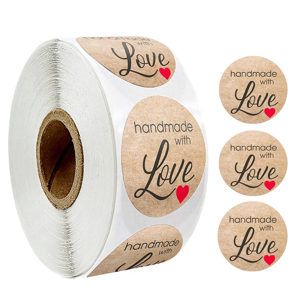 

Эстетичные канцелярские принадлежности Рыбалка Наклейка Выпечка Любовь Канцелярские принадлежности ручной работы Креативные X070 A18-500pcs-2.5cm